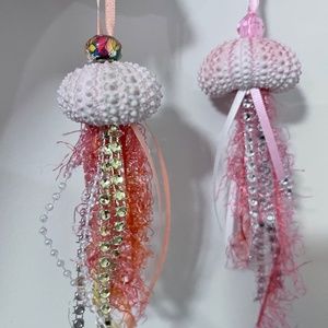 Handmade Urchin Jelly Fish Ornaments